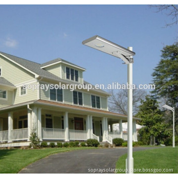 Newest all in one intergrated LED solar street light with motion sensor